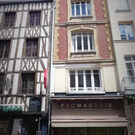 Coeur Rouennais 4p - Centre Historique - Rue Pietonne - Internet -wifi