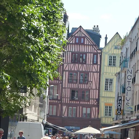 Coeur Rouennais 4p - Centre Historique - Rue Pietonne - Internet -wifi * רואן