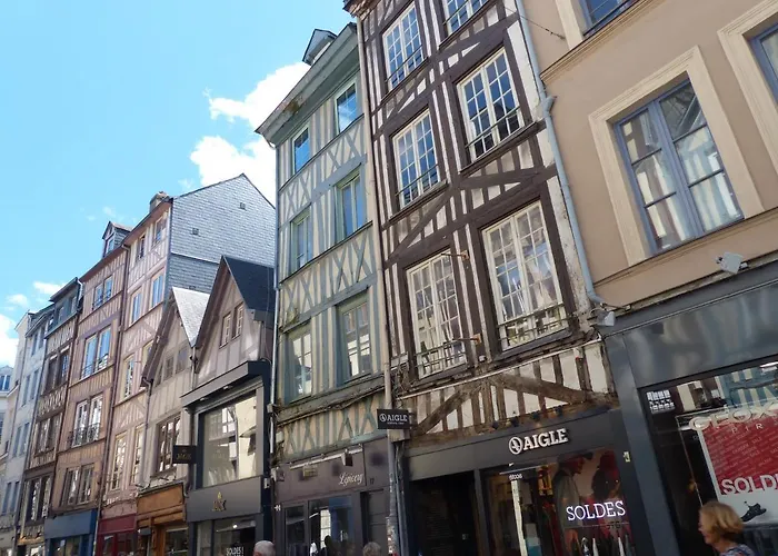 Appartement Coeur Rouennais 4p - Centre Historique - Rue Pietonne - Internet -wifi Rouen